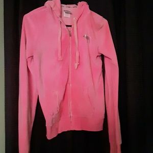 PINK HOT PINK ZIP UP
